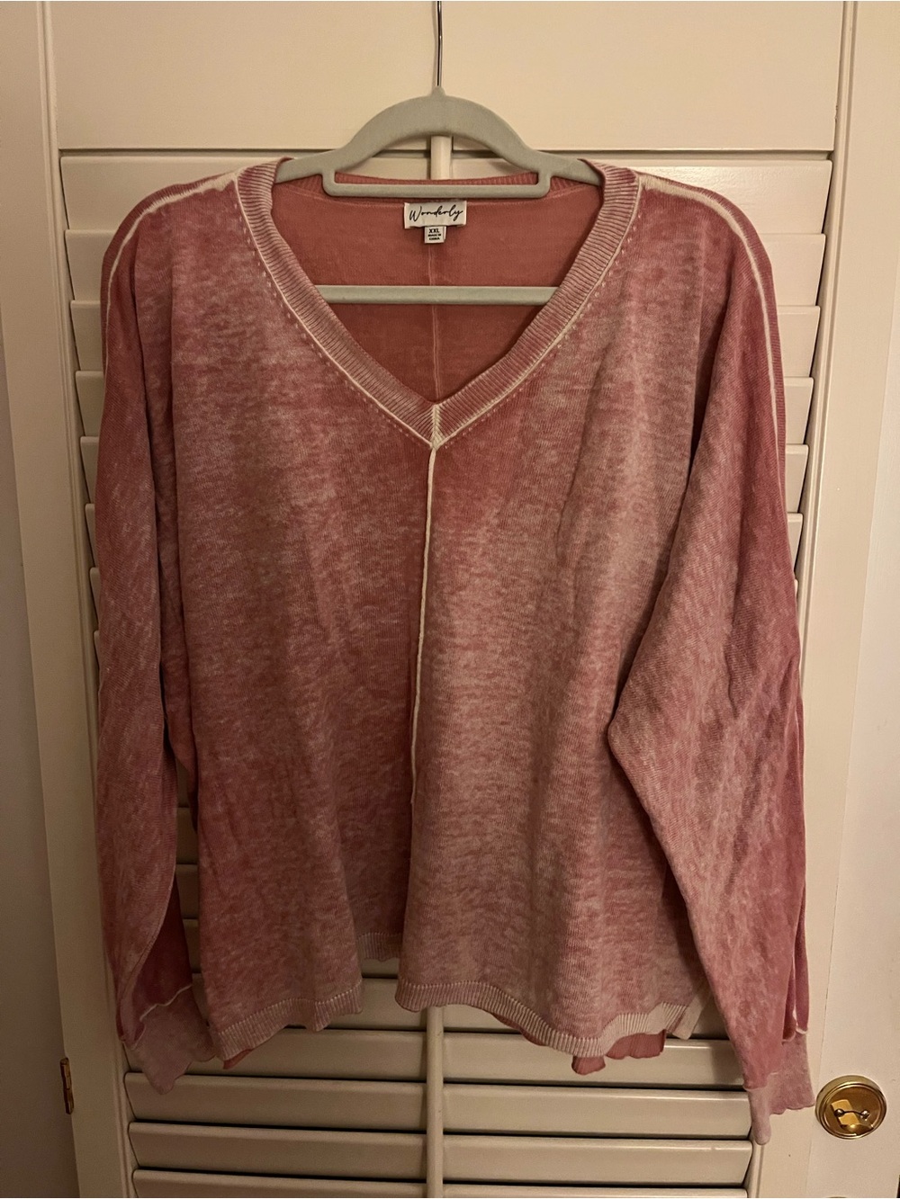 Belk Wonderly pink sweater